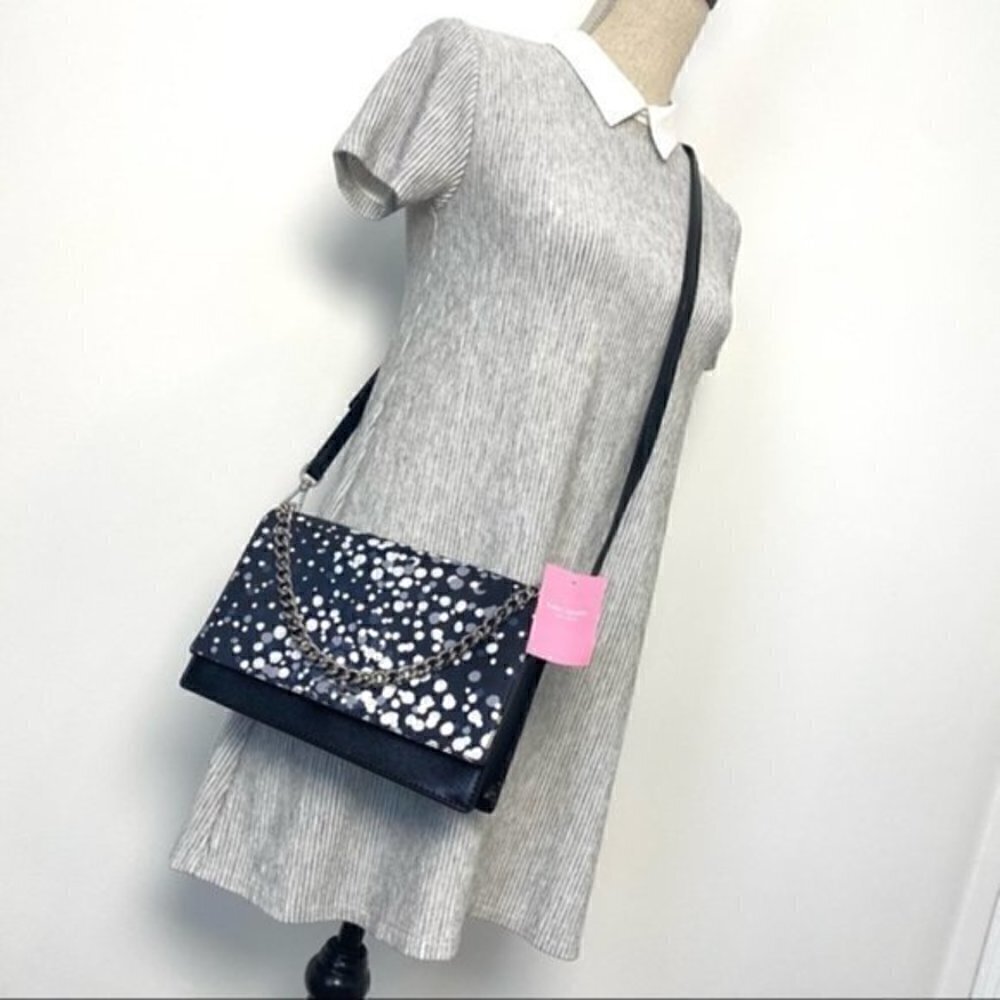 New Kate Spade Cameron SOIREE Dot Crossbody Bag - Picture 2 of 12